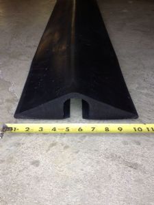 5' Temporary Power Cable Guard Xl - Flat End, 2.25&amp;quot; Bundle